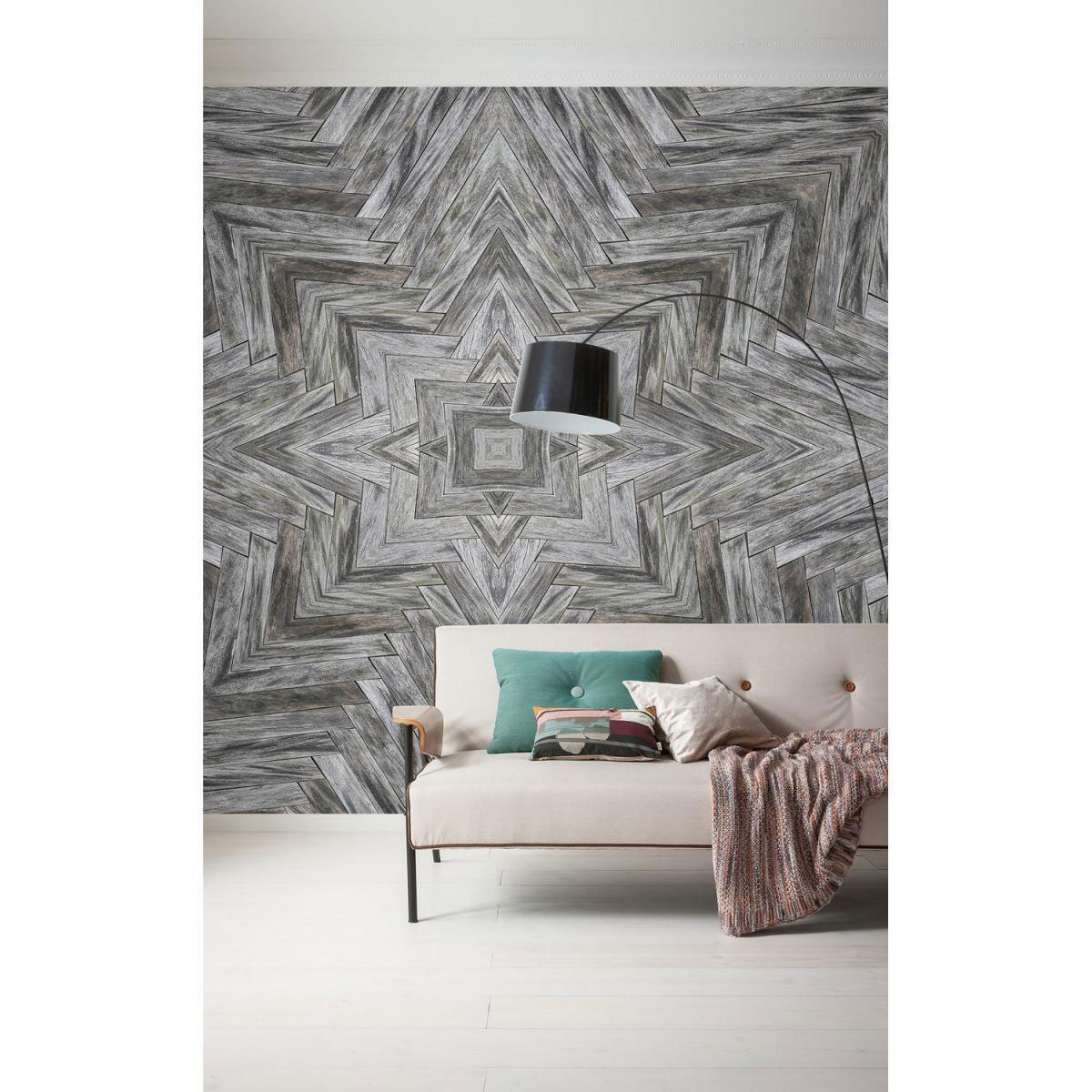 Komar Vlies-Fototapete Parkett 3-teilig 300 x 250 cm Bild 2