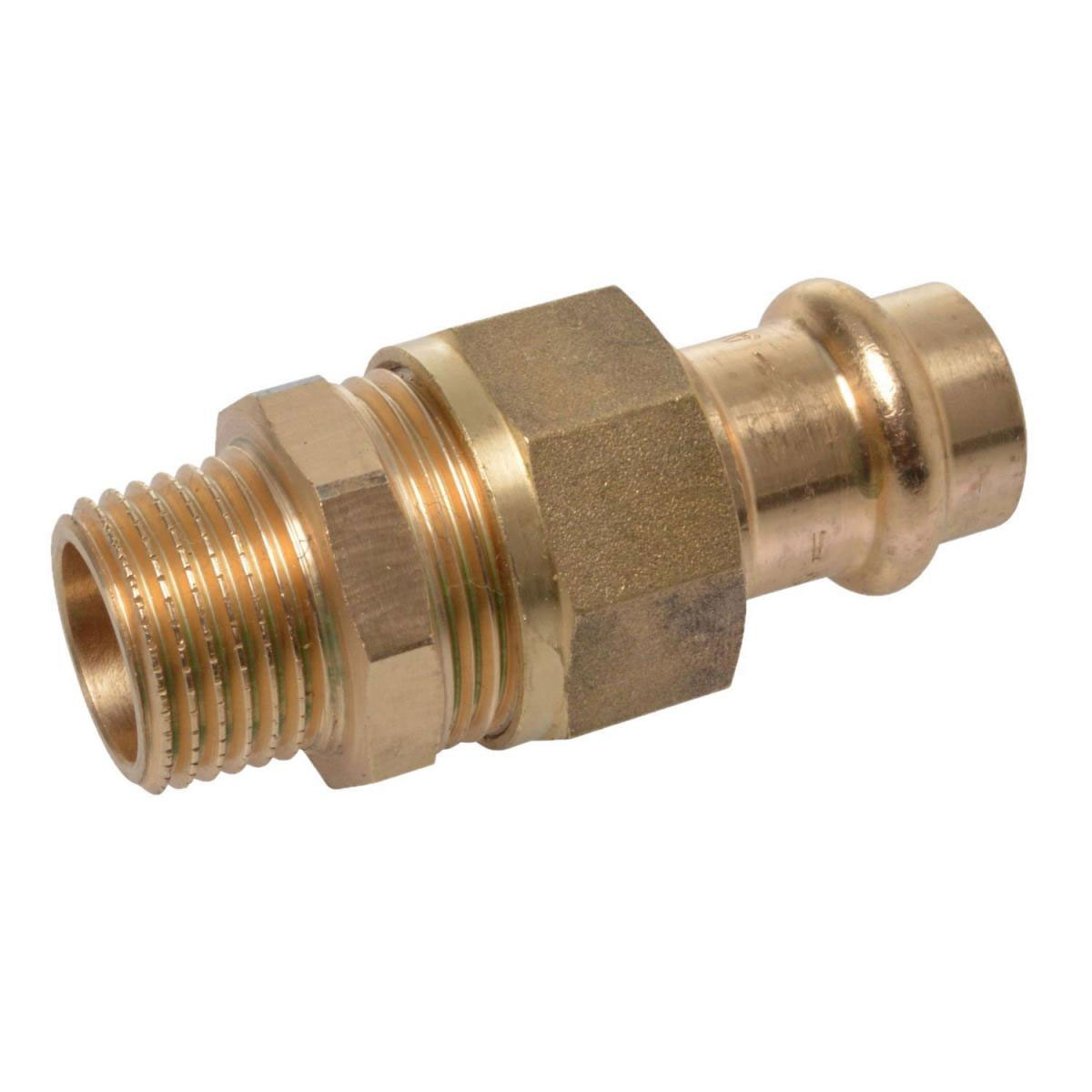 Kirchhoff VerschraubungPressfitting für Kupfer 22 mmx3/4AG V-Kontur