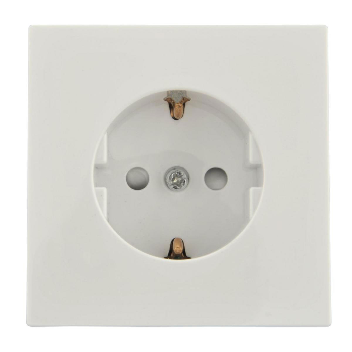 Steckdose SaoPaulo inkl Kindersicherung weiß