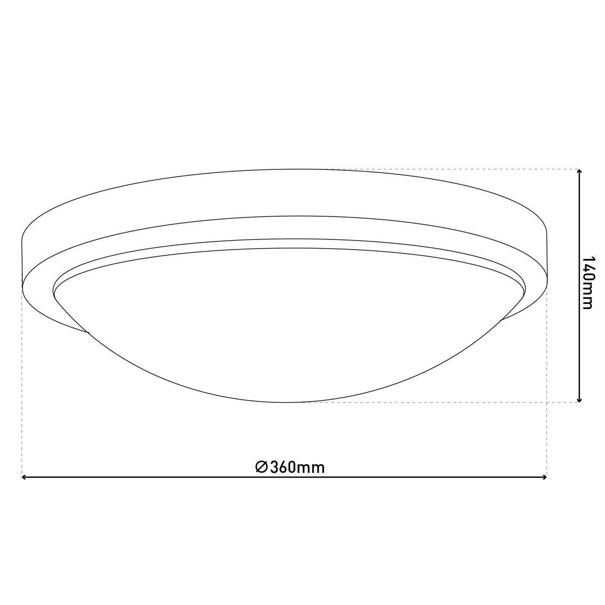 Naeve LED DL Cantania Metall/KSchrome LxBxH: 29x29x9cm dimmbar Bild 4