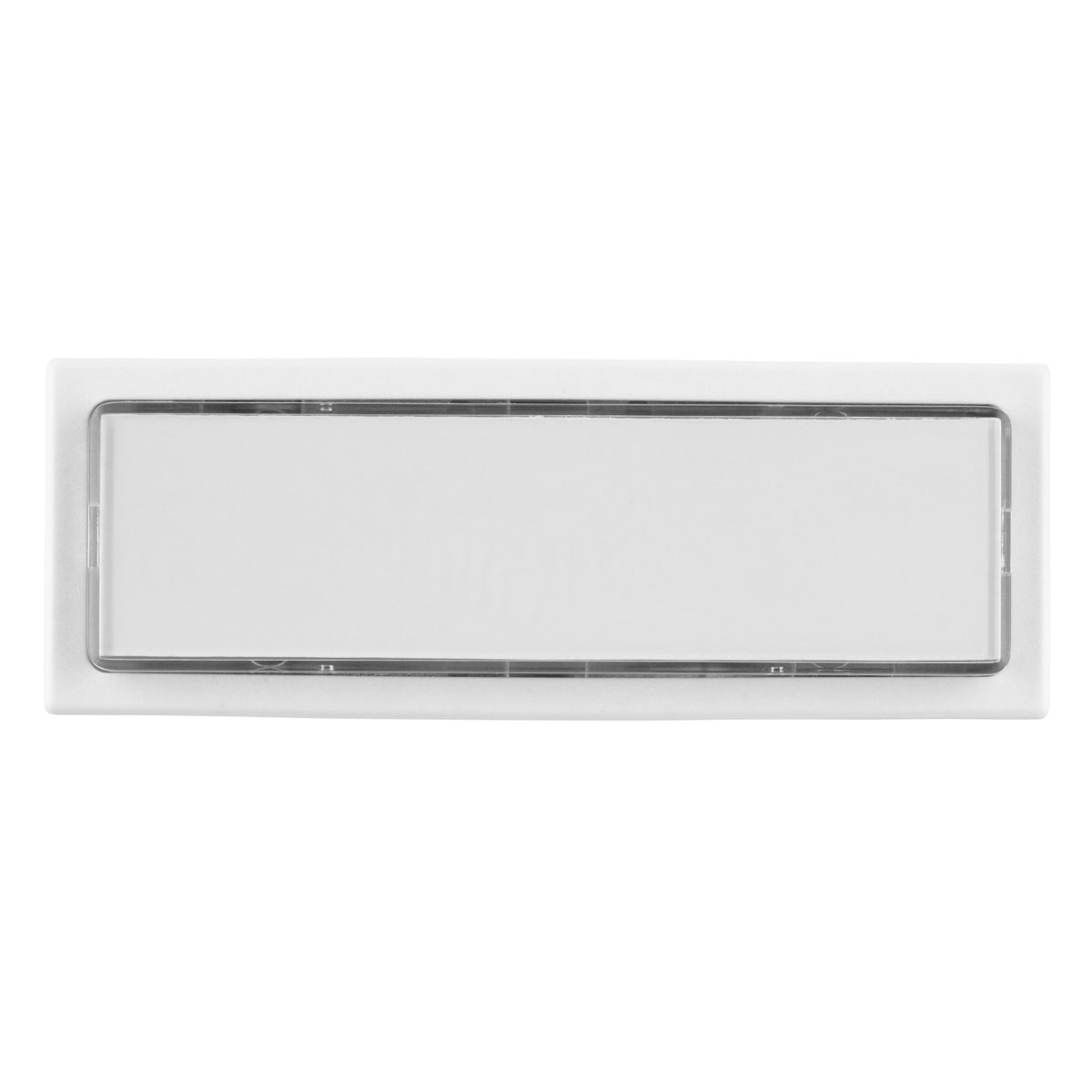 REV Ritter  Klingeltaster Aufputz Kunststoff 1-fach mit Namensschild & Beleuchtung weiß Bild 1