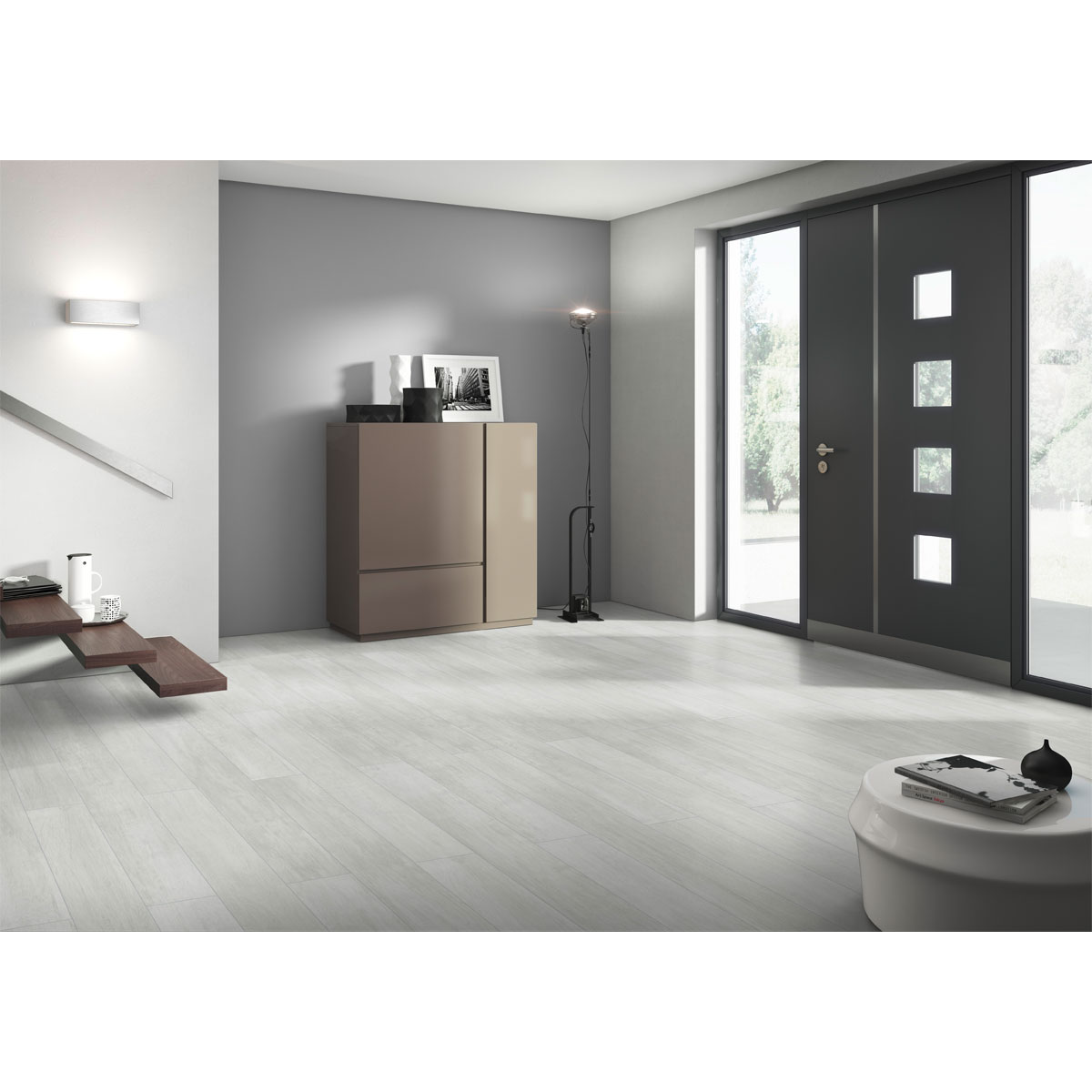 Classen  Vinylboden Green Vinyl Pinie weiss 1290 x 173 x 4 mm Bild 3