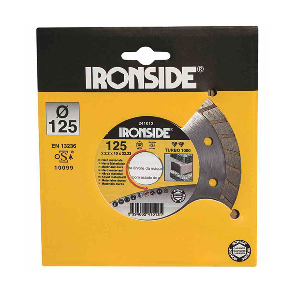Ironside Diamanttrennscheibe und bdquoEurojet und ldquo 230 mm