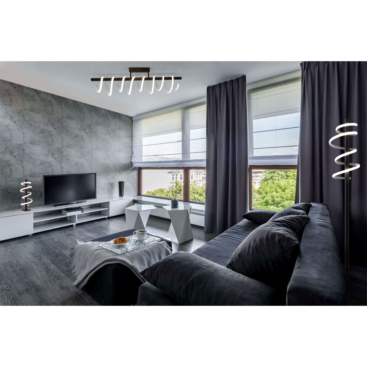 LED TL Belleza Metall/KS schwarzLxBxH 20x20x50cm dimmbar Bild 7