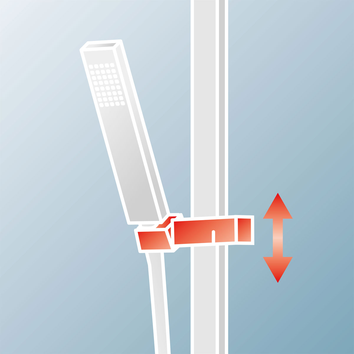 Schulte DuschMaster Rain Kopfbrause mit Umsteller Bild 10