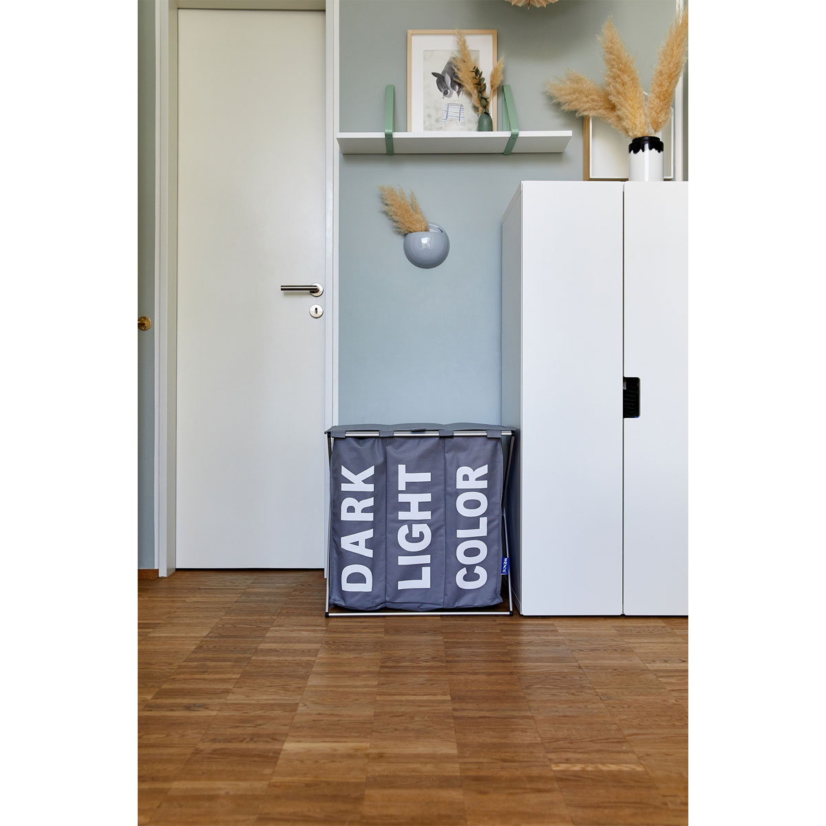 Wenko  Wäschesammler Trio Top Grau Wäschekorb 118 l Bild 7