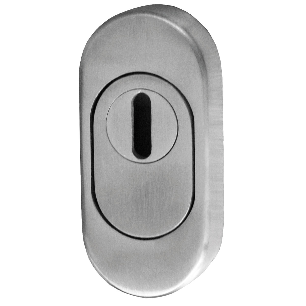 Alpertec Schutzrosette inkl Kernziehschutz Edelstahl satiniert