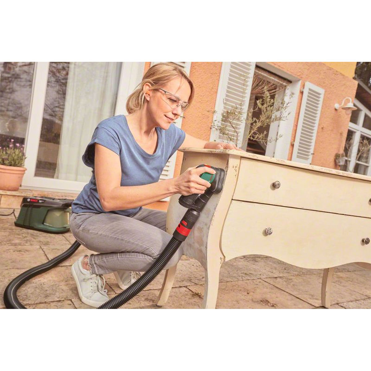 Bosch   Akku-Tellerschleifer und Polierer-Set EasyCurvSander 12 ohne Akku 14-teilig Bild 8