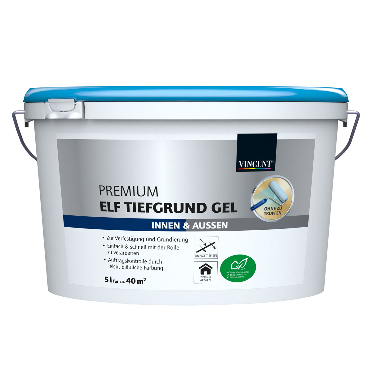 Vincent Tiefgrund Premium ELF Tiefgrund Gel 5 L Bild 1