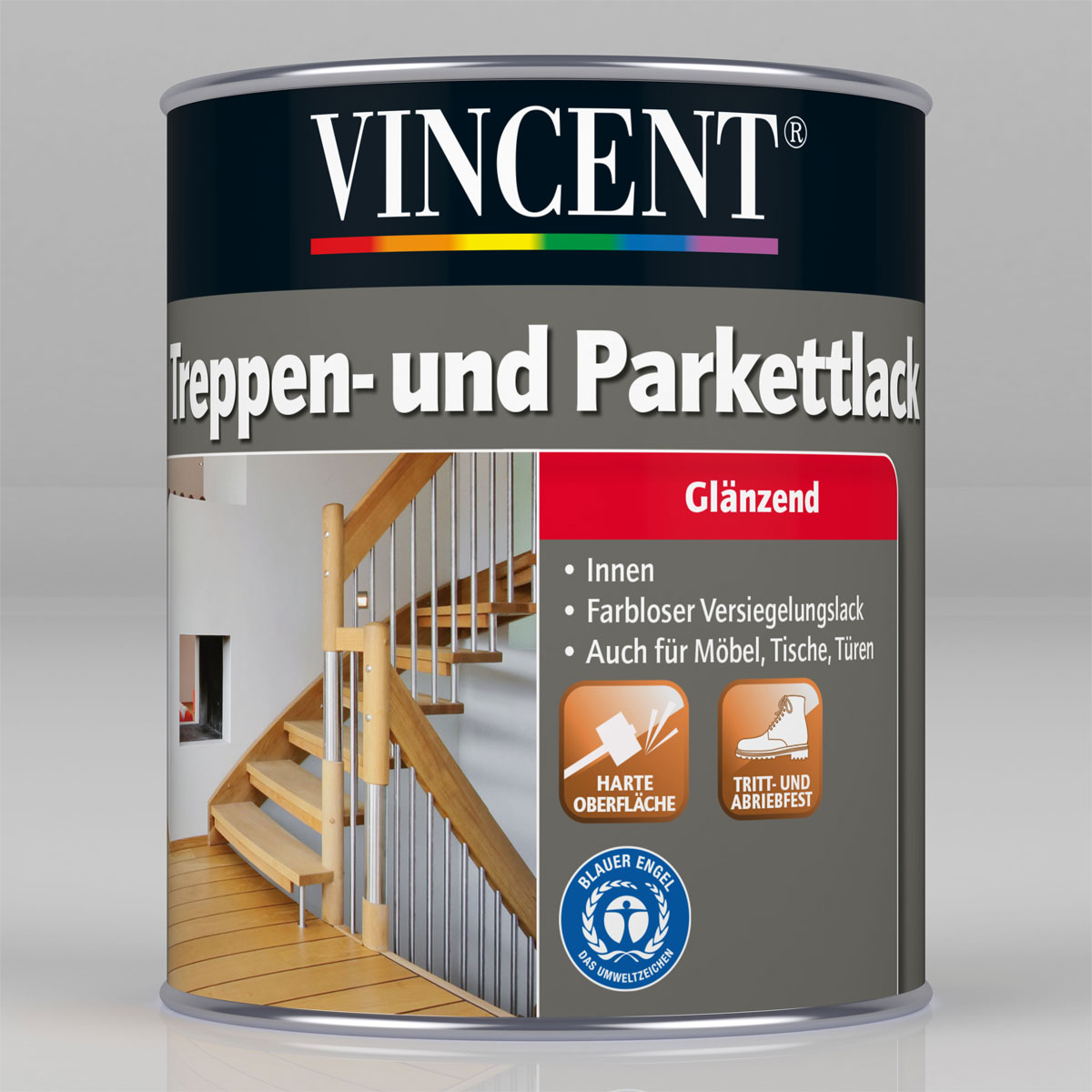 Vincent Treppen- und Parkettlack Glänzend 0,375 L