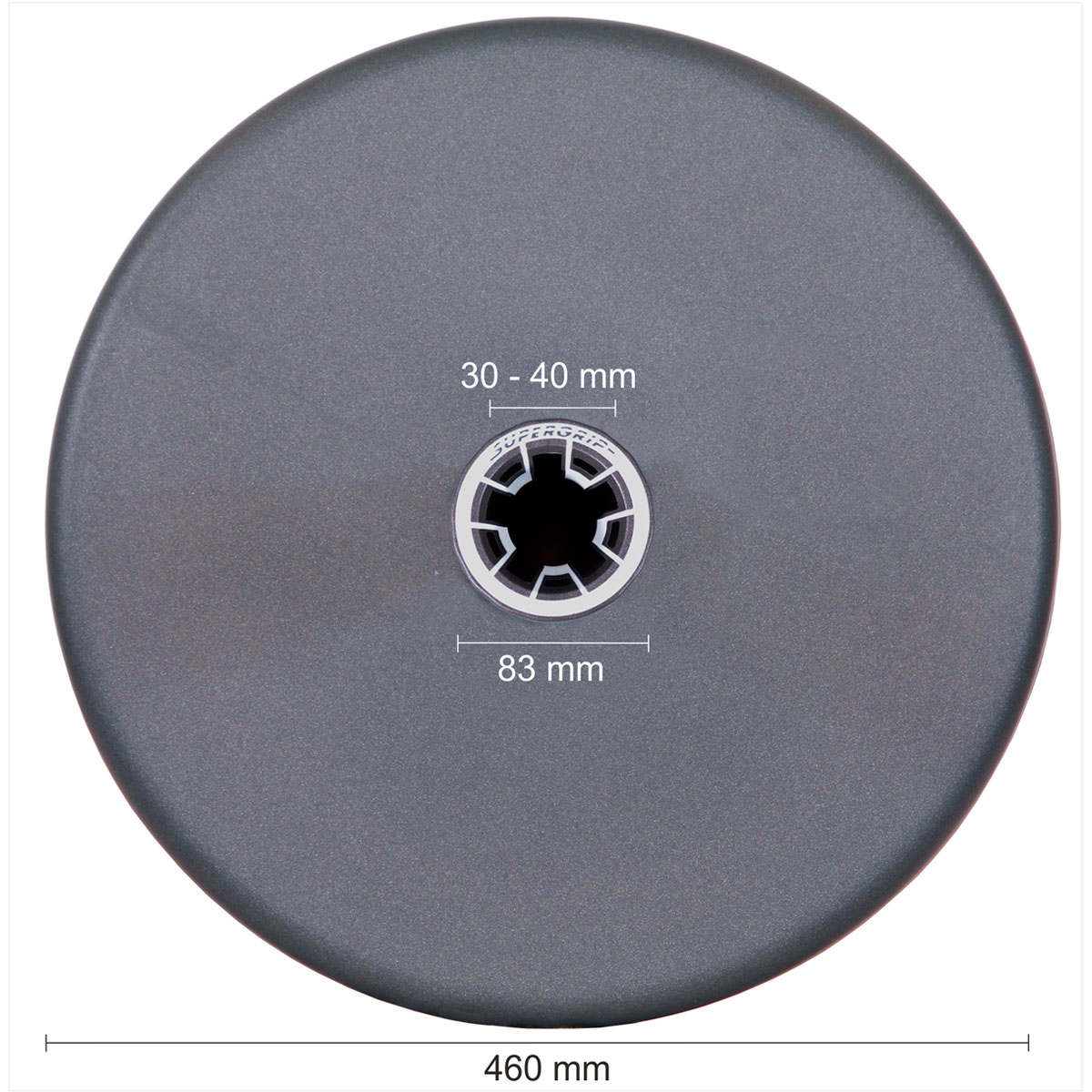 Schneider Schirme Beton-Schirmständer 30 kg anthrazit Bild 2