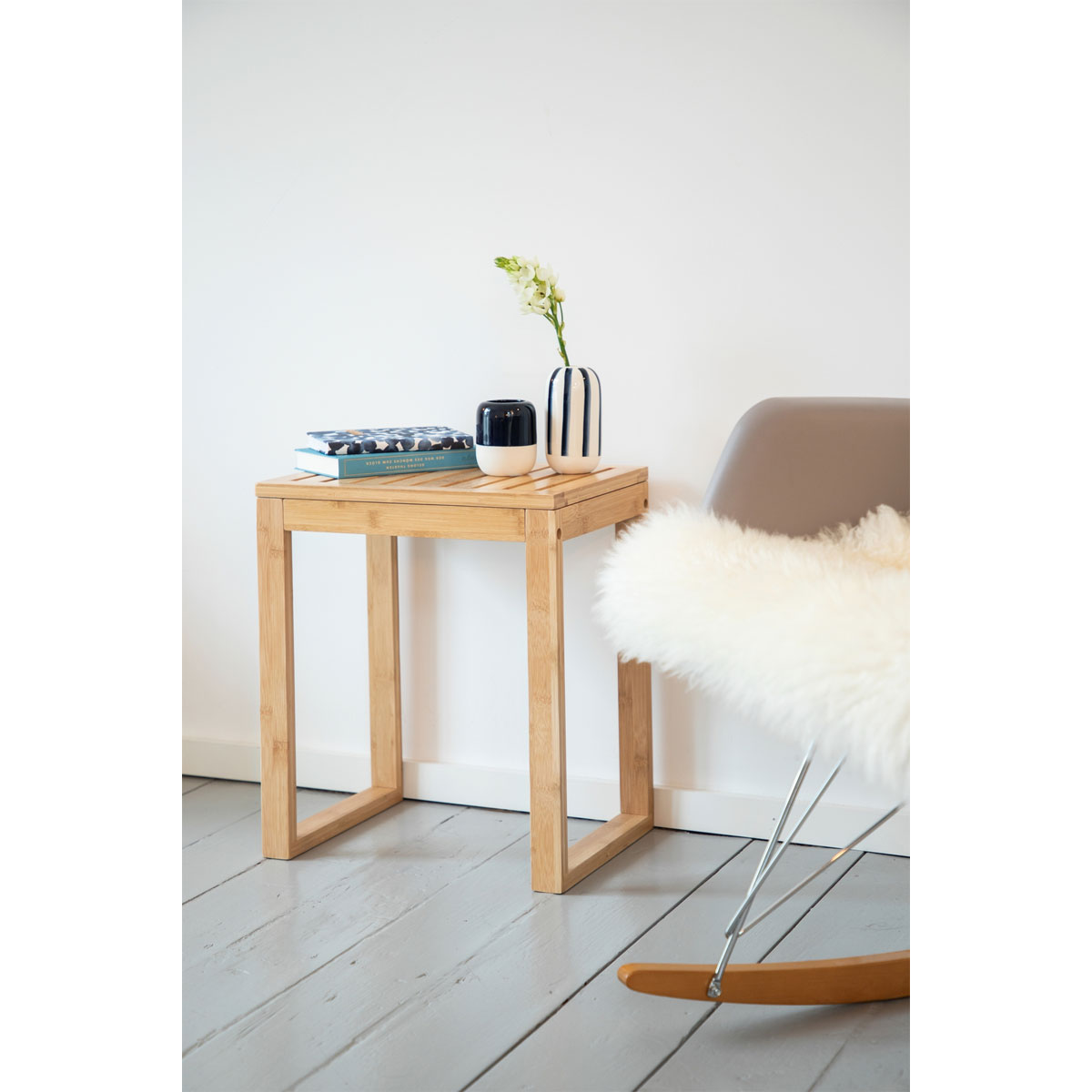 Wenko  Badhocker Bambusa aus Bambus Bambushocker Bild 6