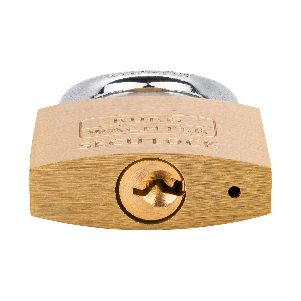 Burg Wächter Vorhängeschloss-Set Trio 405 40 GL 37,6 x 60 x 12,6 mm Messing Bild 5