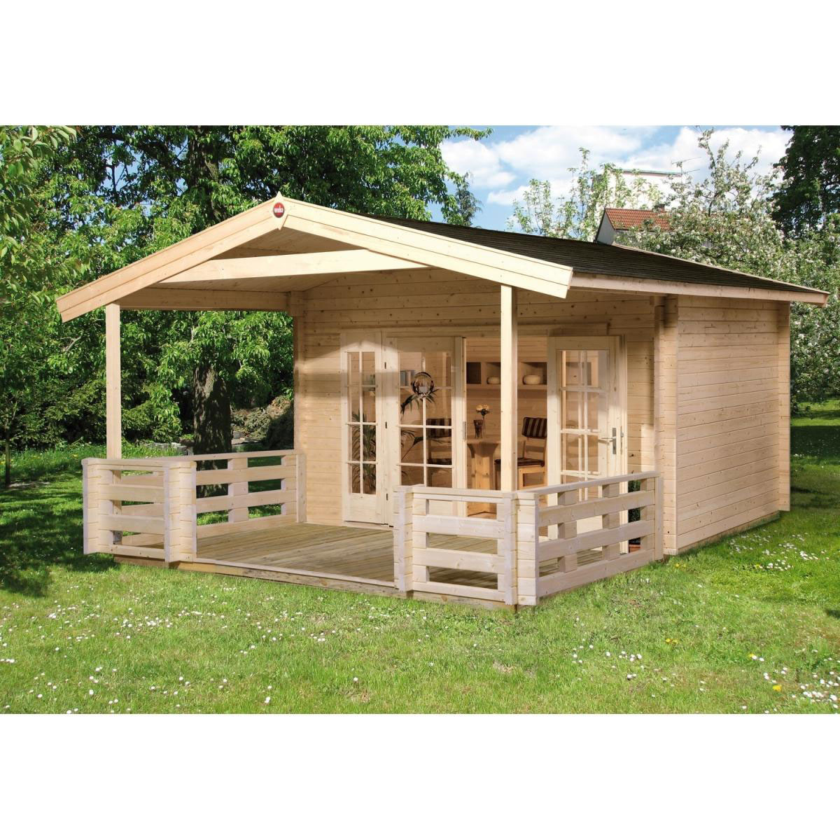 Weka Weekendhaus 137 B Größe 1/2 460 x 510 x 262 cm Bild 1
