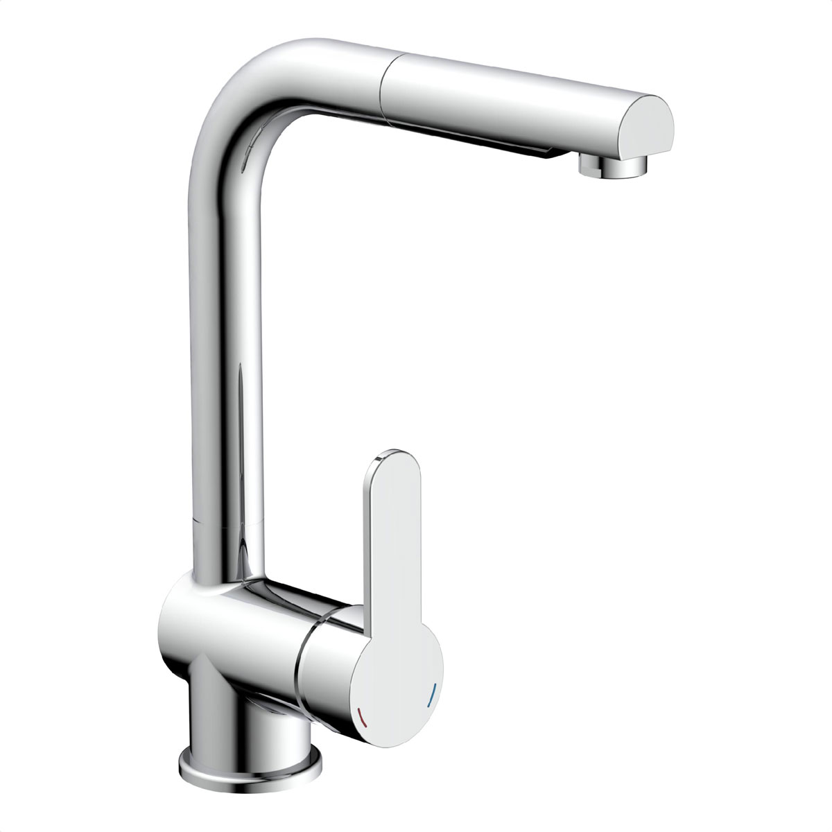 Schütte Spültischarmatur London chrom mit herausziehbarem Auslauf Bild 2