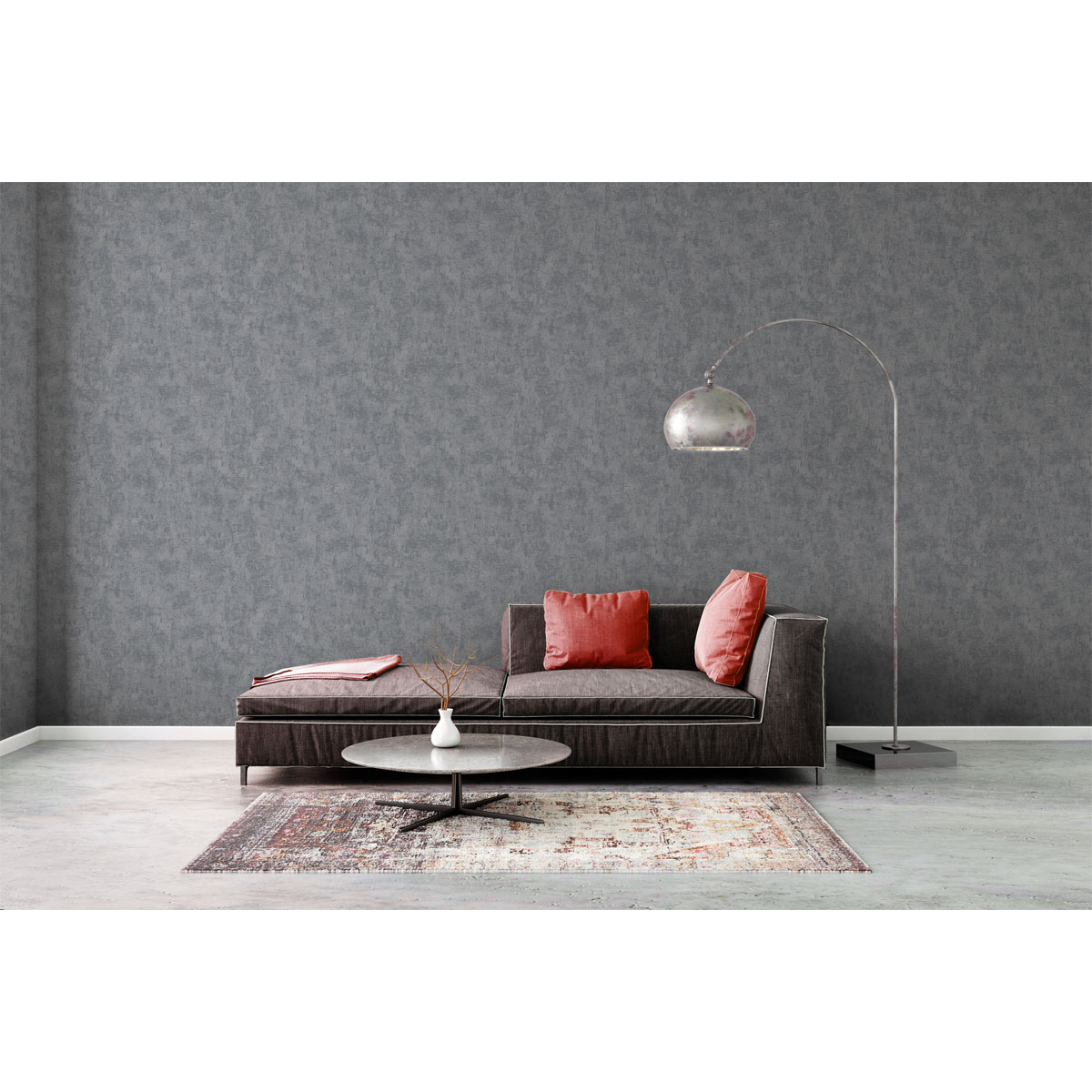 AS Creation Vliestapete „Elements Betonoptik“, dunkelgrau, 10,05 x 0,53 m Bild 6