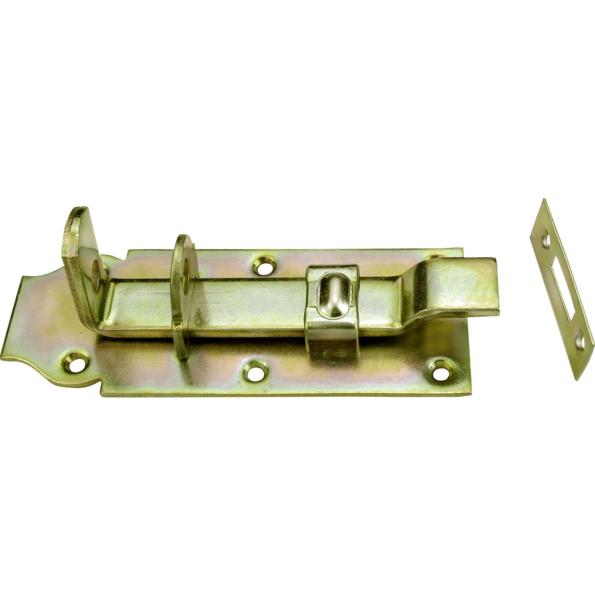 Connex Schlossriegel gekröpft 55 x 140 mm verzinkt gelb Connex Schlossriegel gekröpft 55 x 140 mm verzinkt gelb