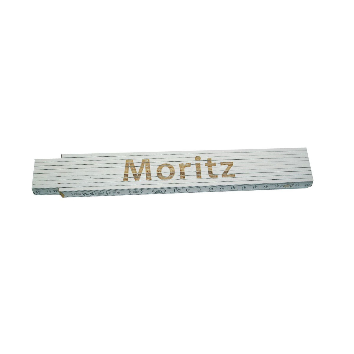 Meterstab „Moritz“, 2m, weiß