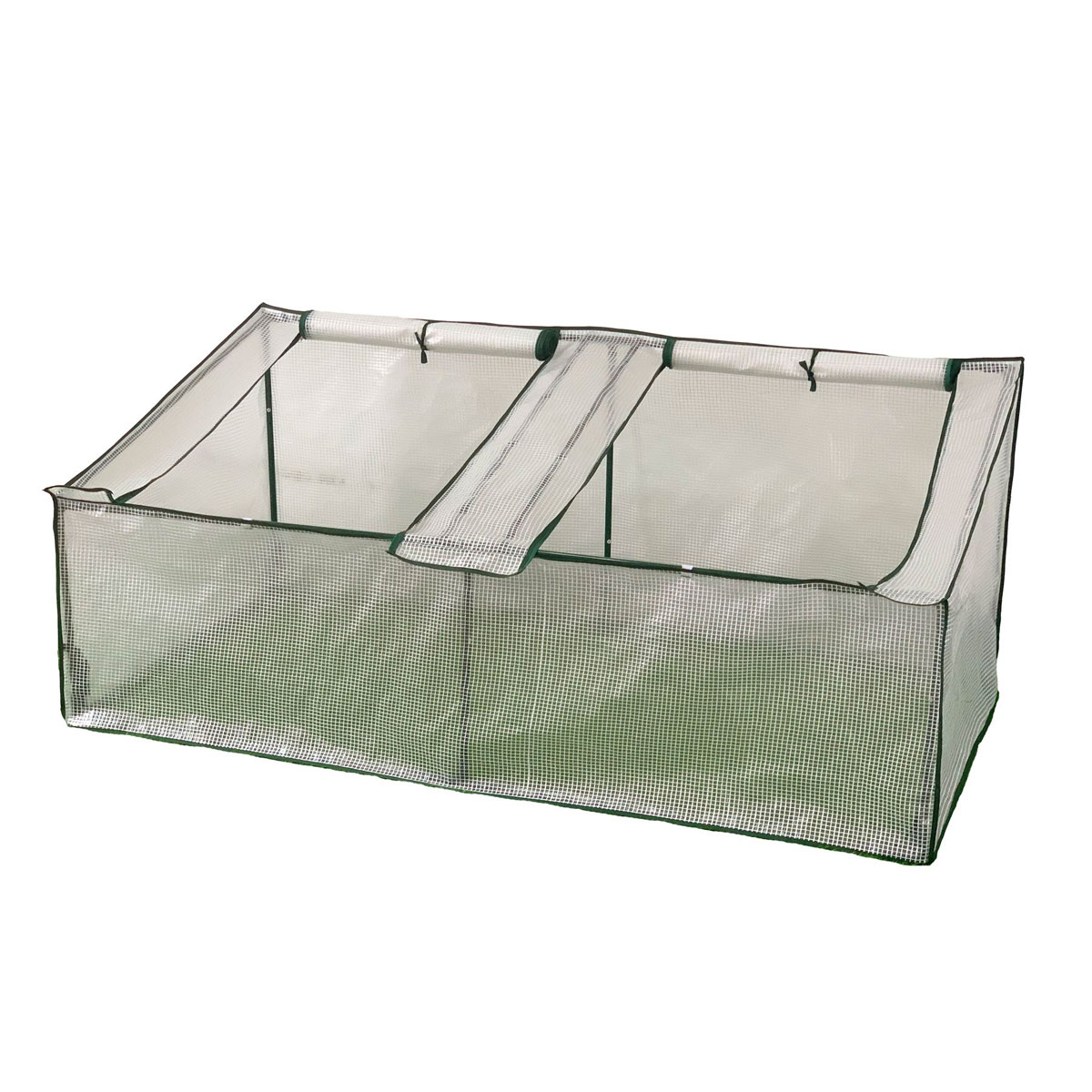 Wingart Folien-Frühbeet 185 x 95 x 75 cm transparent-grün