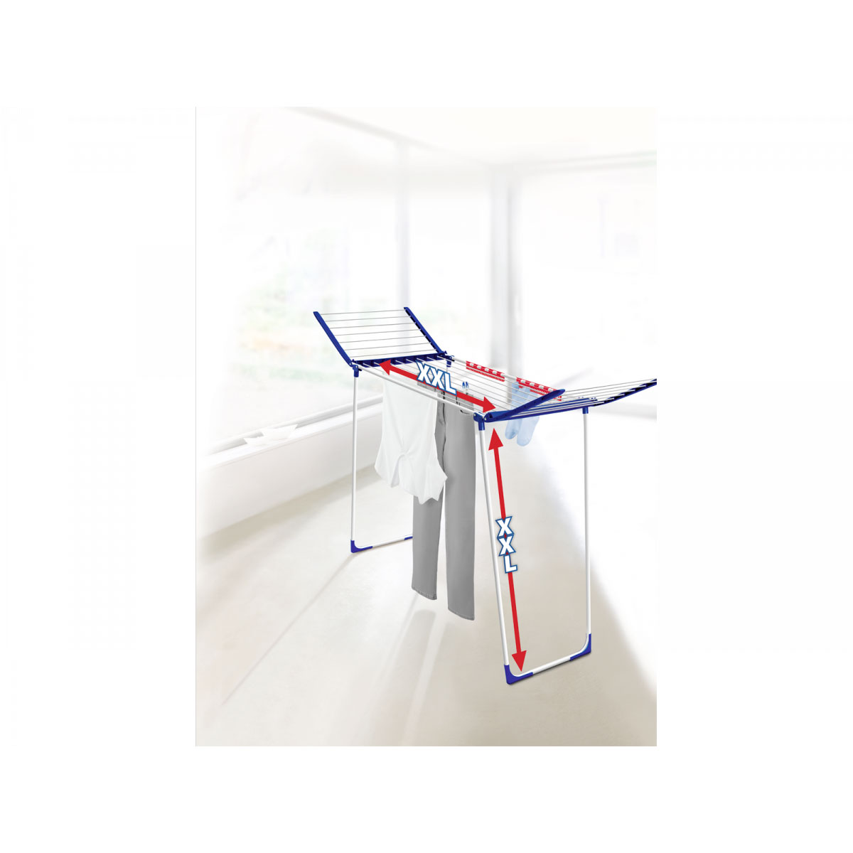 Leifheit Standtrockner Pegasus Maxx blau Bild 4