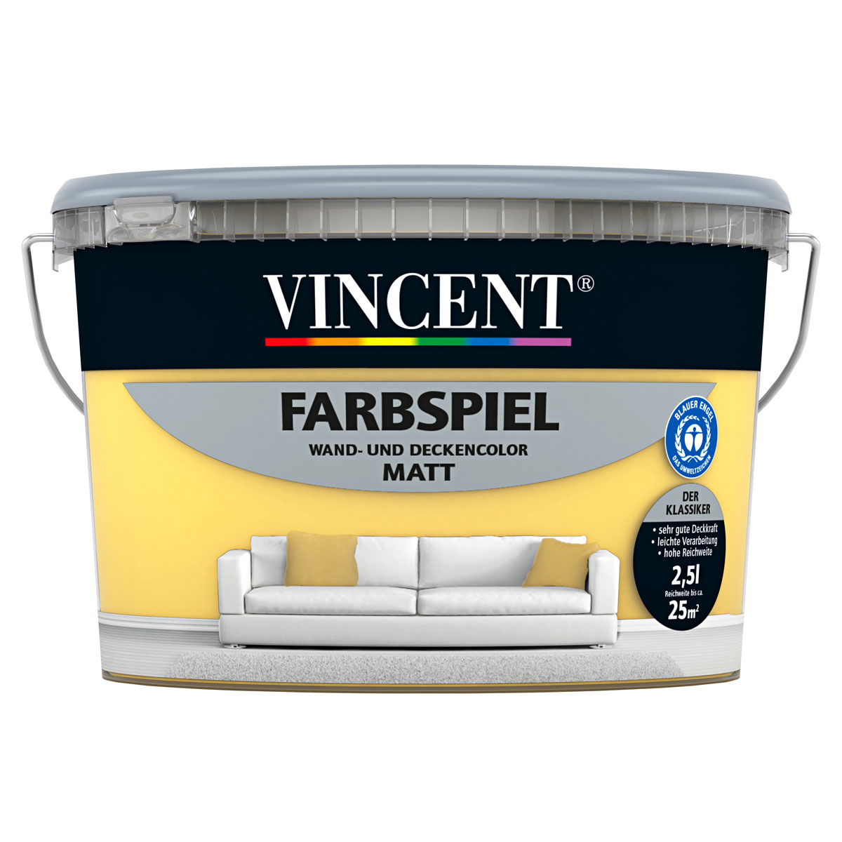 Vincent Farbspiel Sonnenhut matt 2,5 L Vincent Farbspiel Sonnenhut matt 2,5 L
