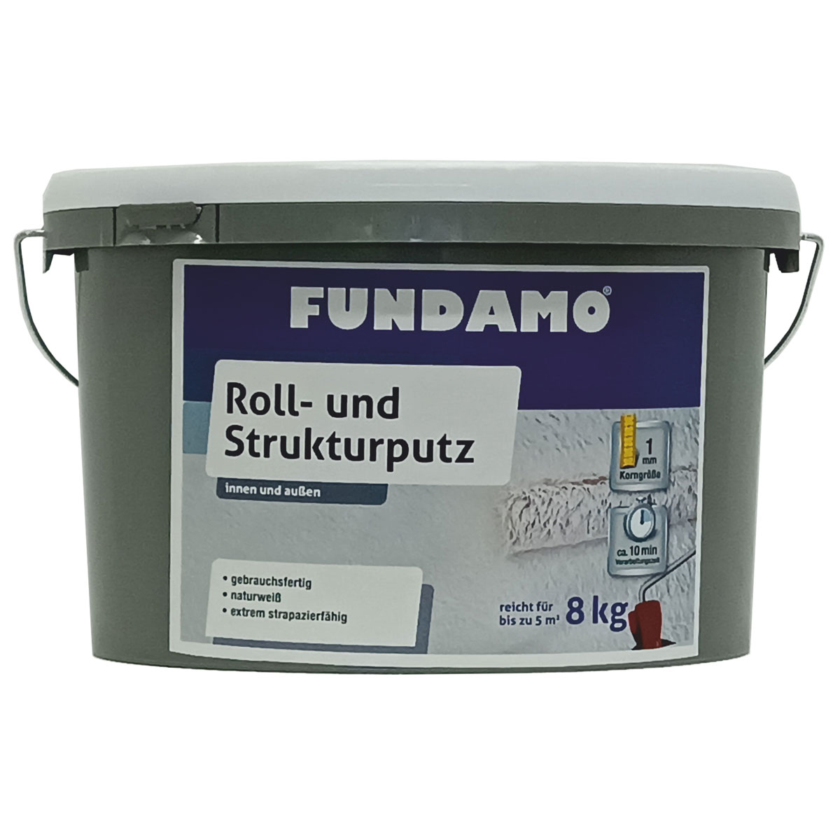 Fundamo Roll- und Strukturputz 8 kg