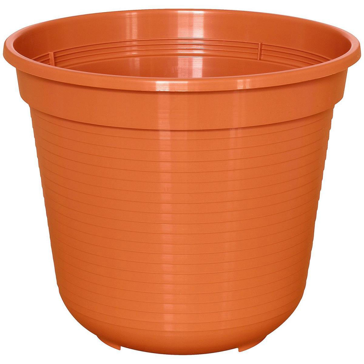 Geli Blumentopf Kunststoff 24 cm terrakotta