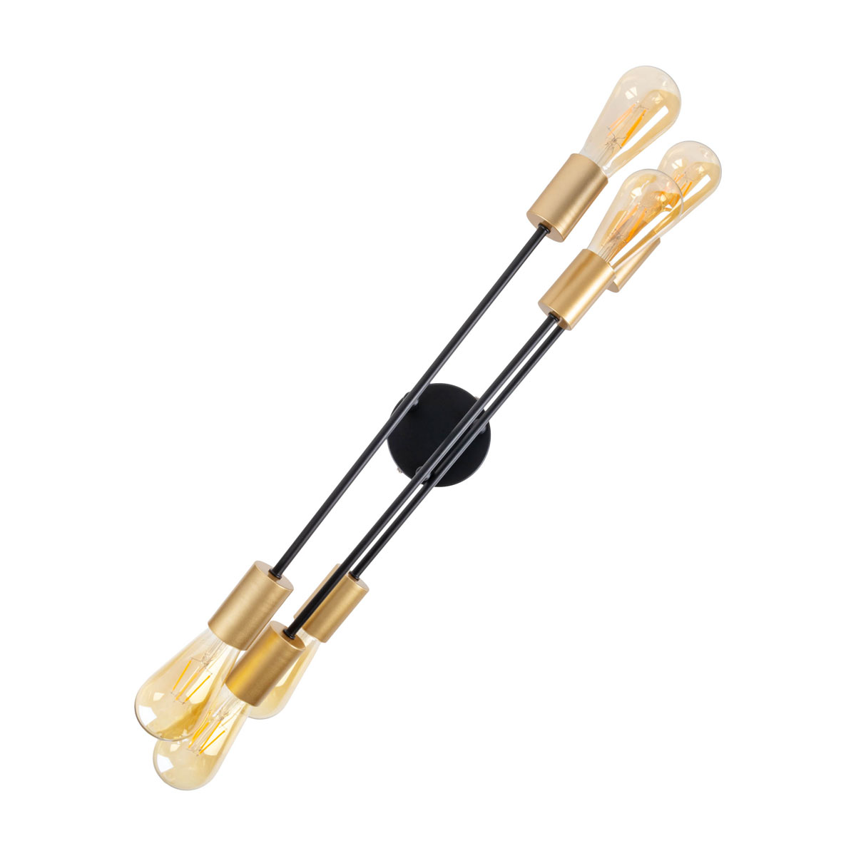 näve  Deckenleuchte Modo schwarz Metall 6er Bild 7