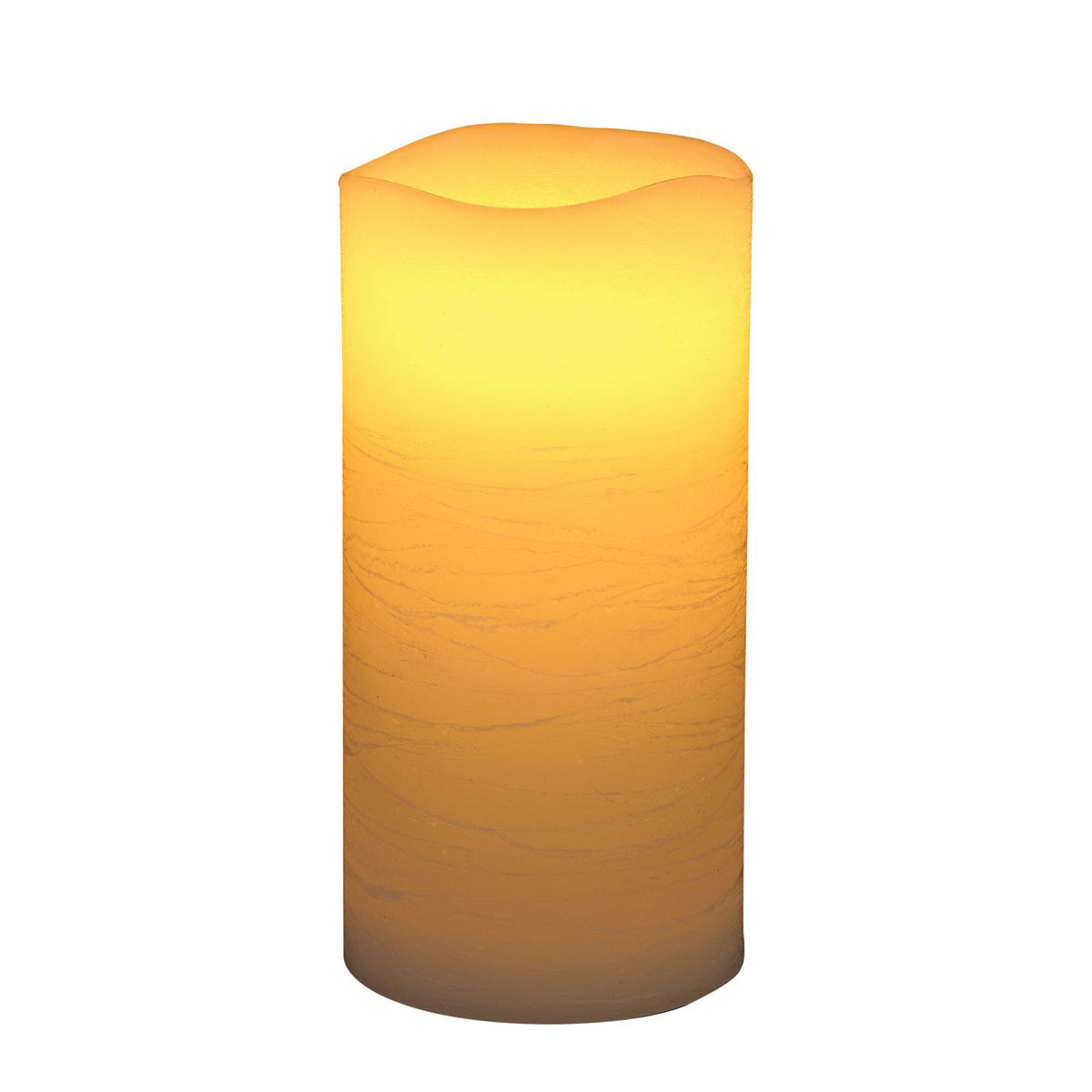 Ambientis LED-Kerze mit Timer 10 x 20 cm elfenbein