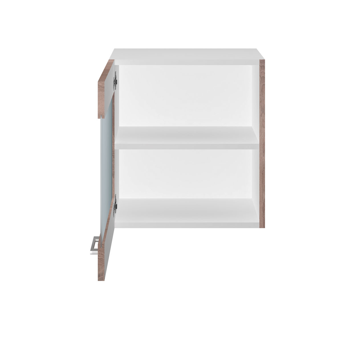 Flex-Well Küchen-Glasoberschrank „Samoa“, 50x54,8x32 cm, Sonoma Eicheoptik Bild 2