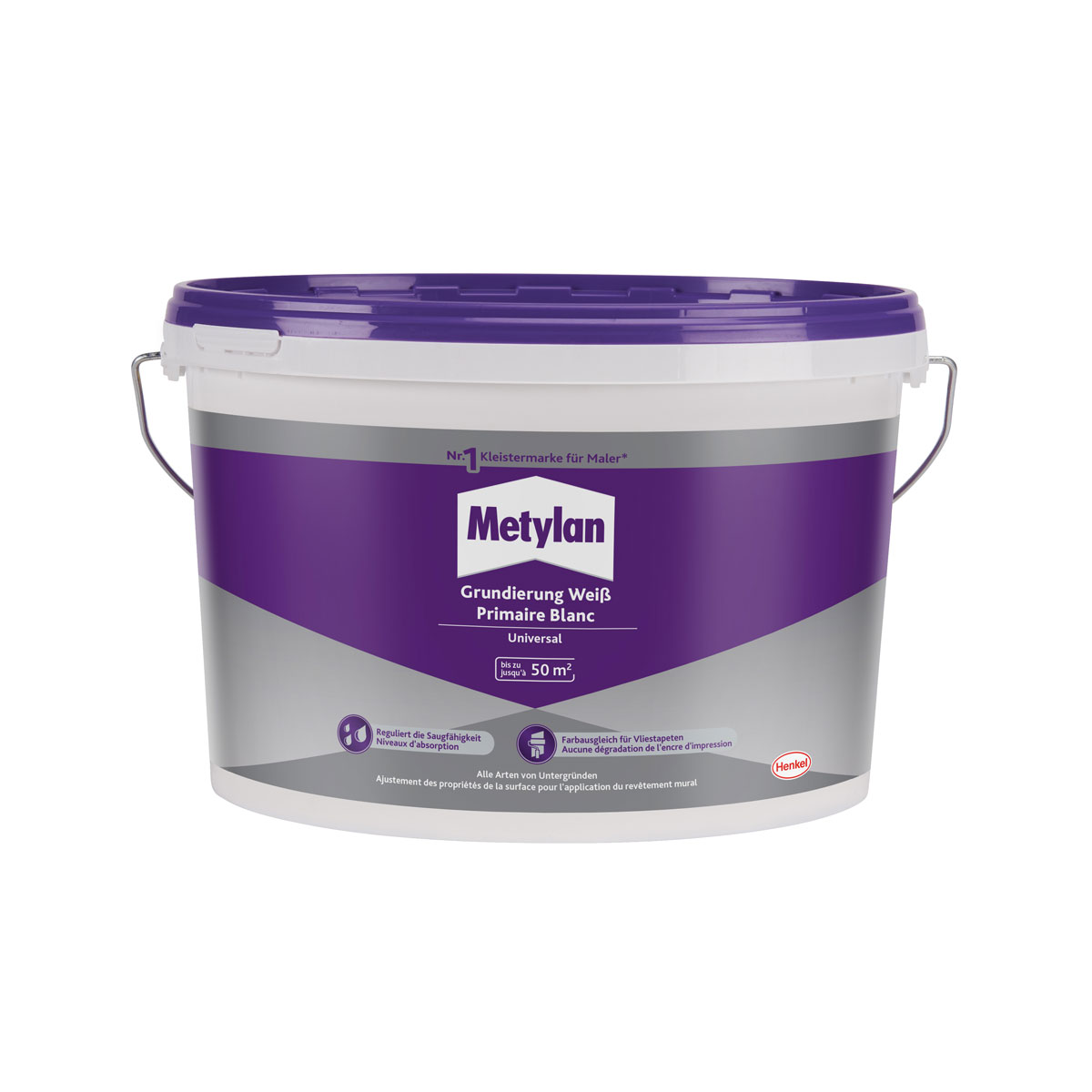 Metylan Tapeziergrund Spezial Grundierung für Vliestapeten 5 l Bild 1