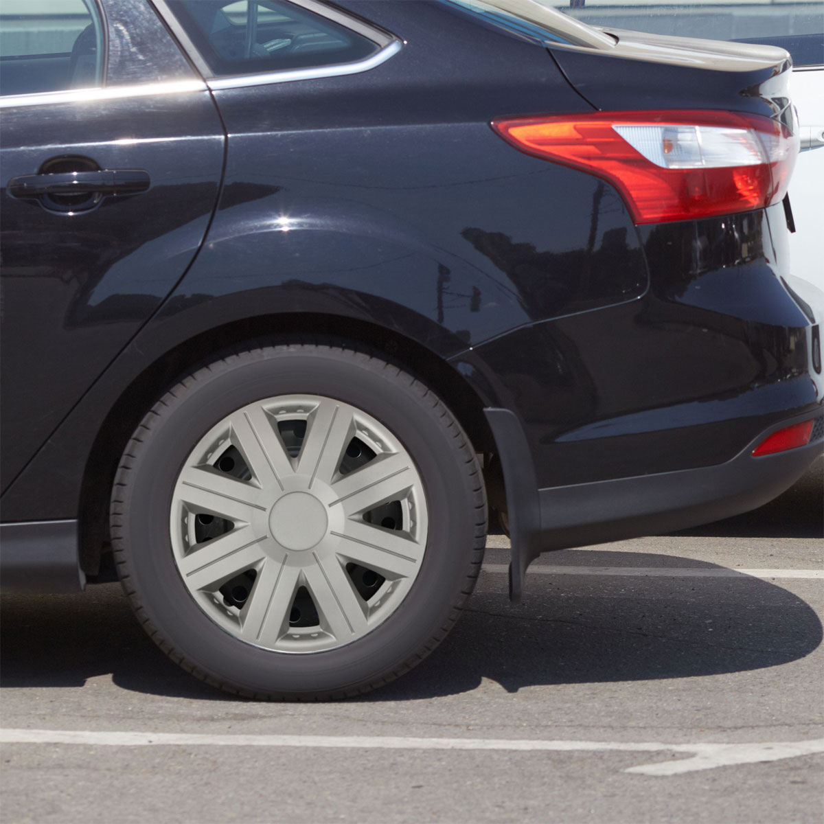 Cartrend Radzierblende „Active“, 4 Stück, silber Bild 2