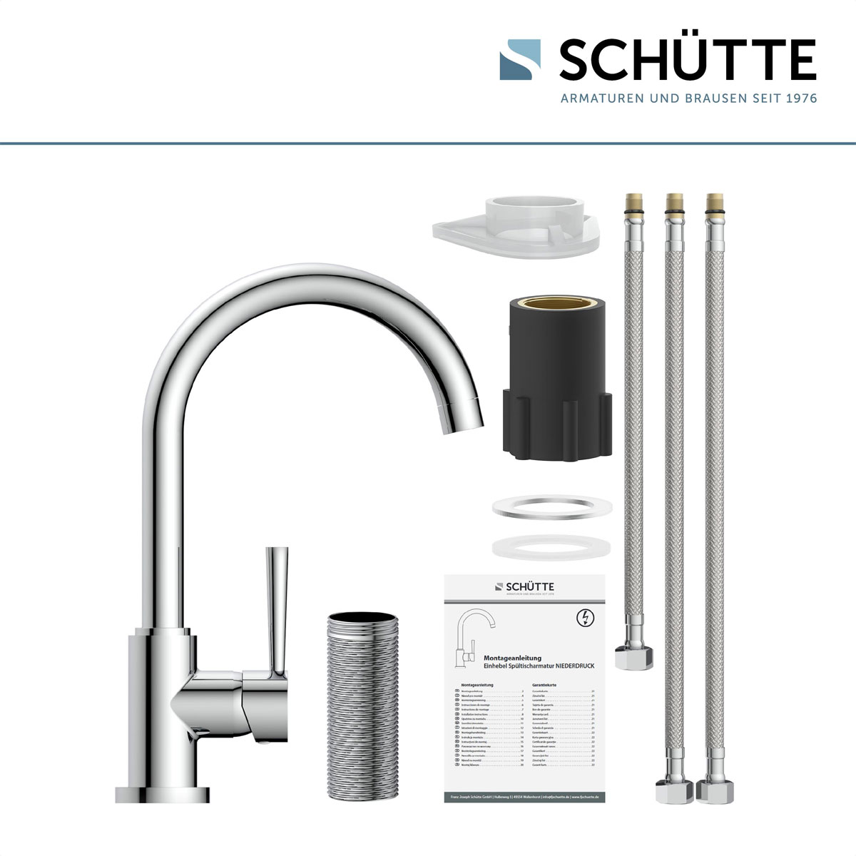 Schütte Küchenarmatur Cornwall Spültischarmatur chrom Bild 2