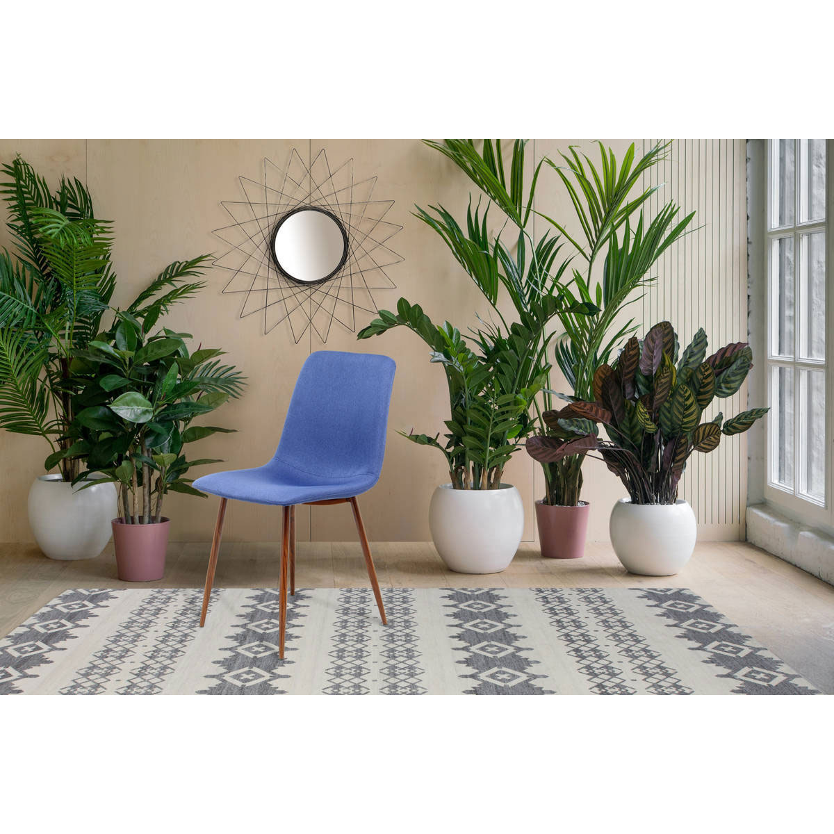 Stuhl „Maggie 110“, 2er-Set, blau Bild 2