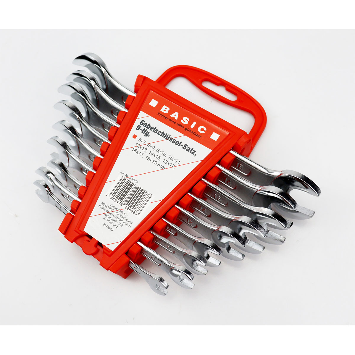 Basic Gabelschlüssel-Satz 9 teilig Bild 2