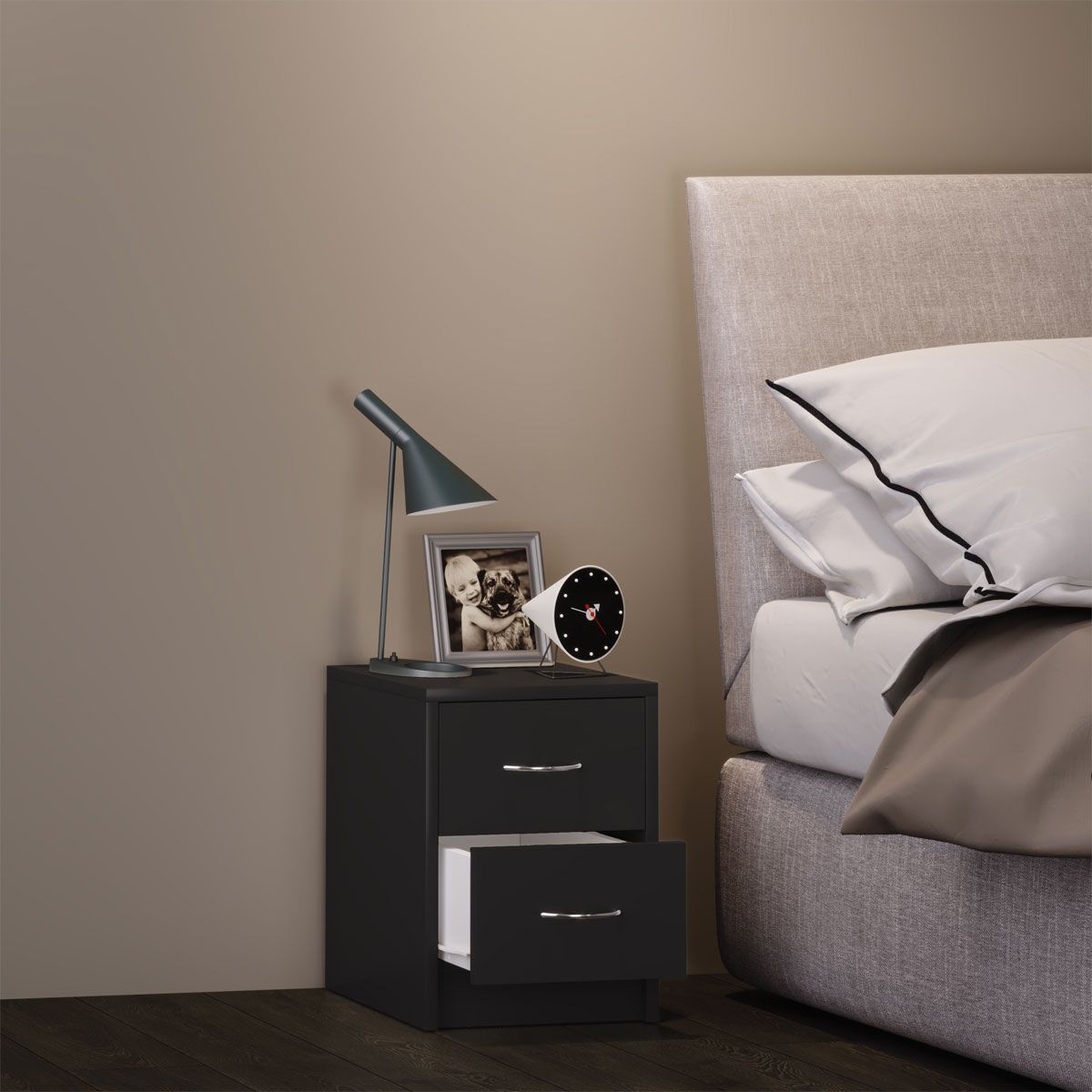 Nachttisch Boxal Mini weiß Bild 3