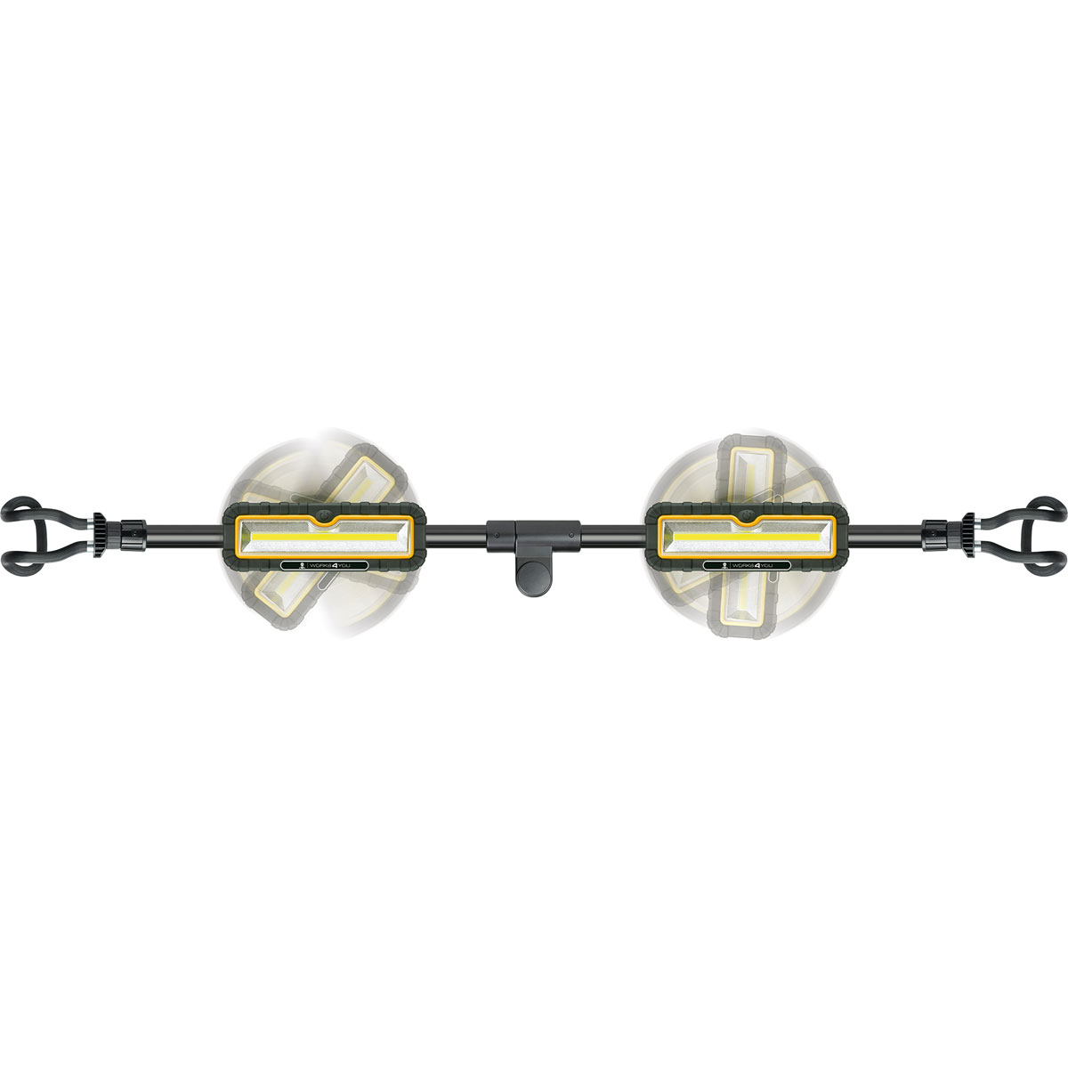 Schwaiger  LED-Arbeitsleuchte 2 x 5 W 2 x 500 lm klappbar Bild 2