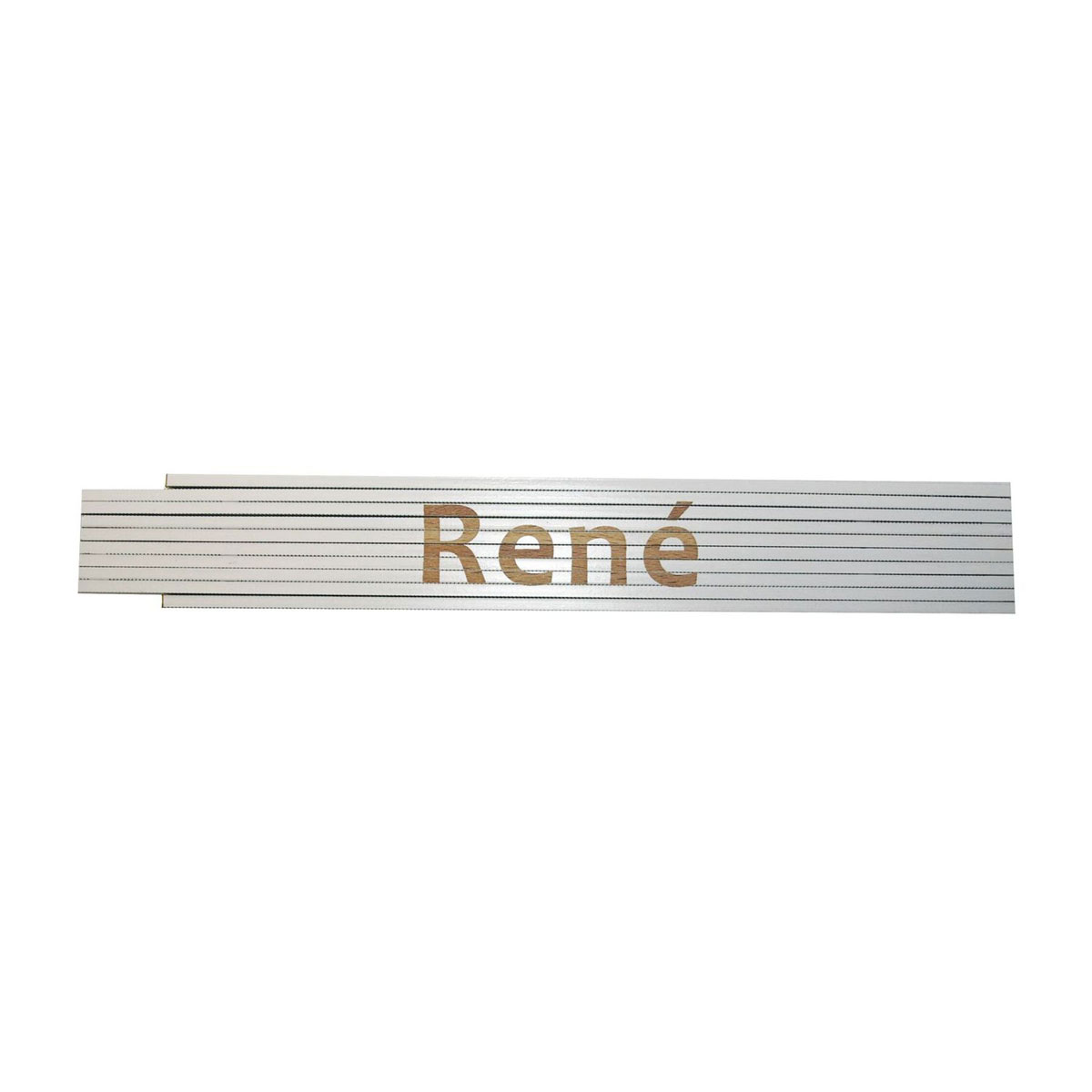 Meterstab „Rene“, 2m, weiß
