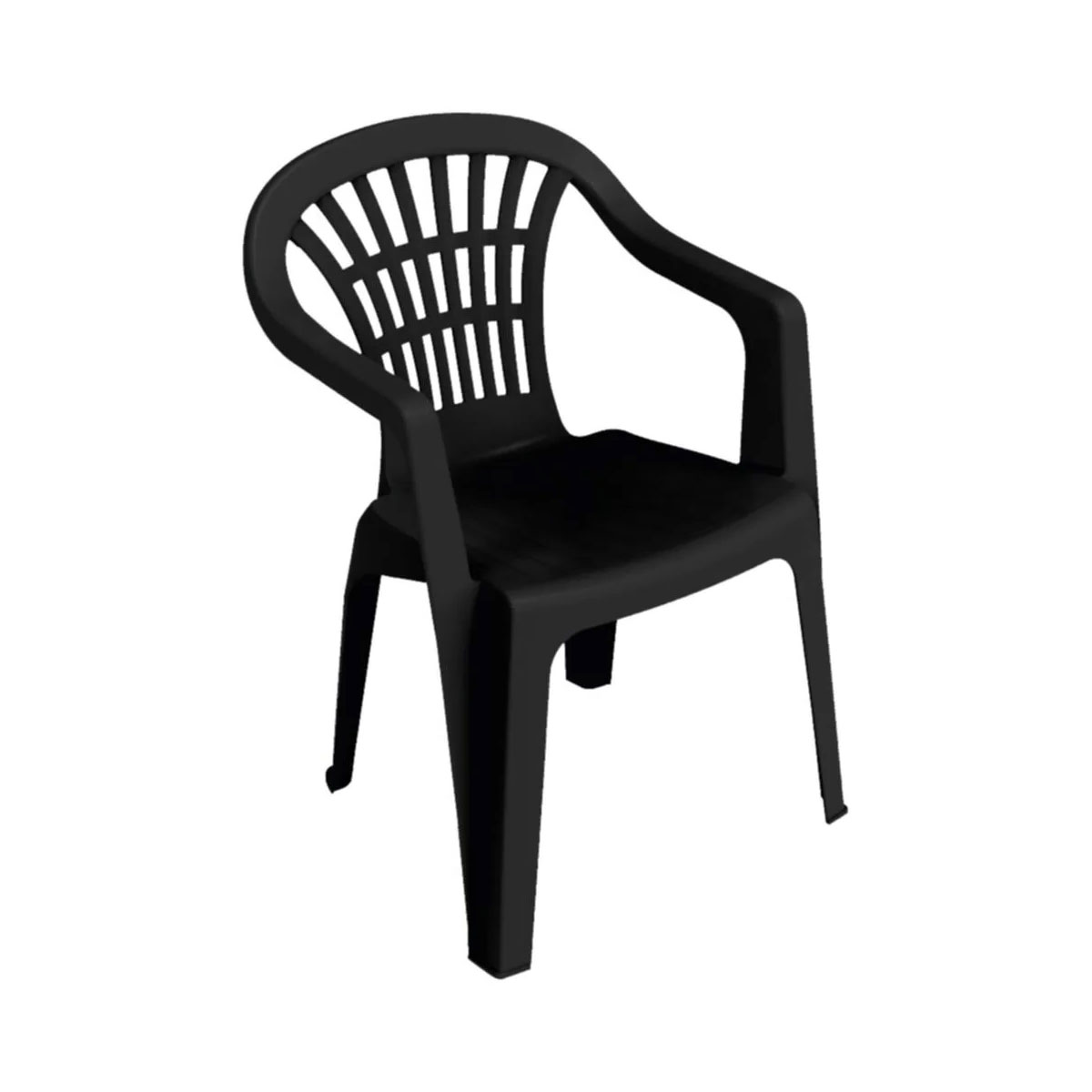 Stapelsessel LYRA anthrazit BxHxT 56 x 80 x 54 cm