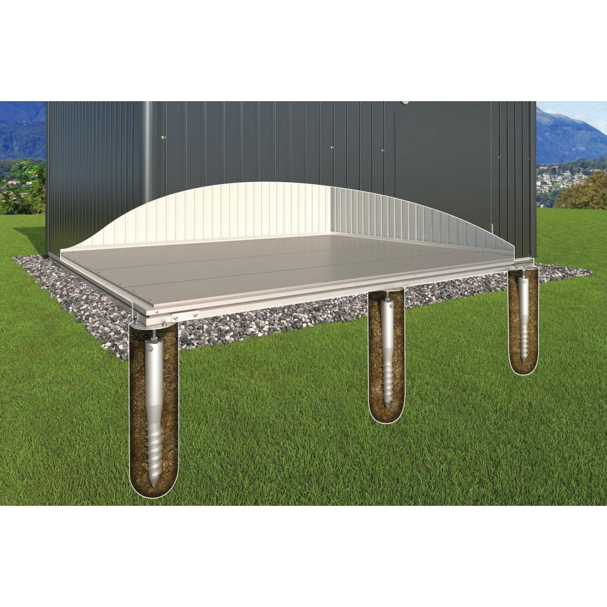 Biohort Erdschrauben-Fundament für AvantGarde M