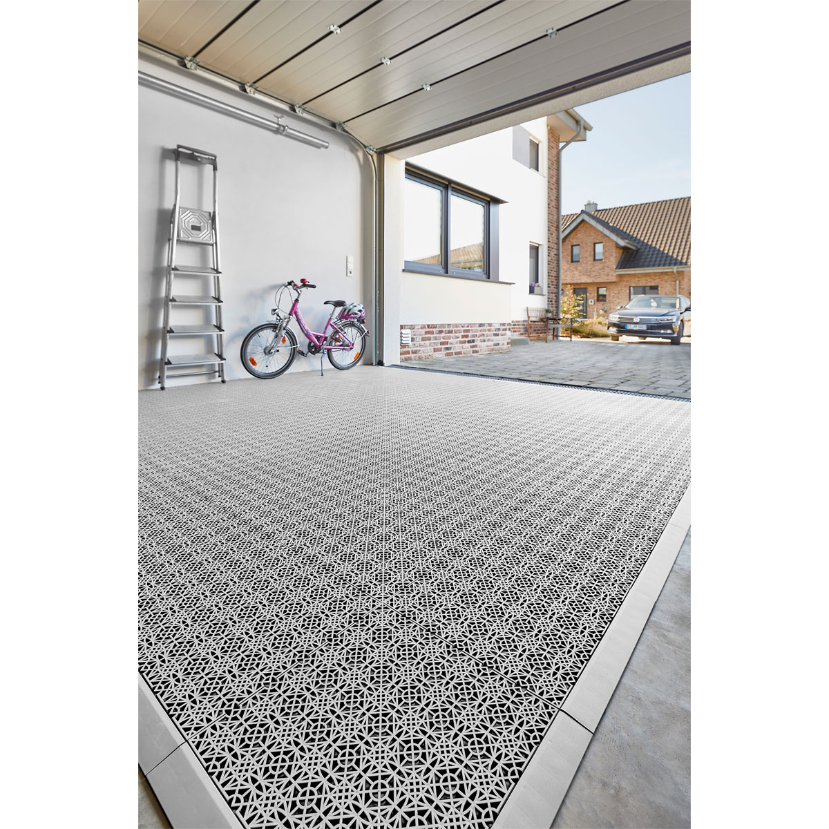 Kunststofffliese Terra Sol hellgrau 38 x 38 cm Bild 4