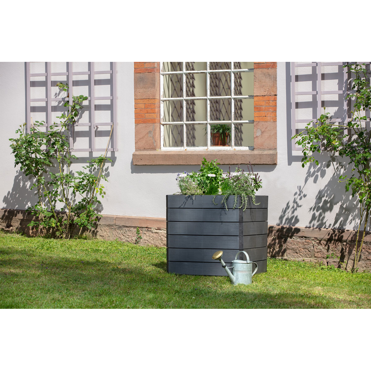 Garantia Hochbeet ERGO QUADRO L 75 Wood inkl FLORA Bild 5