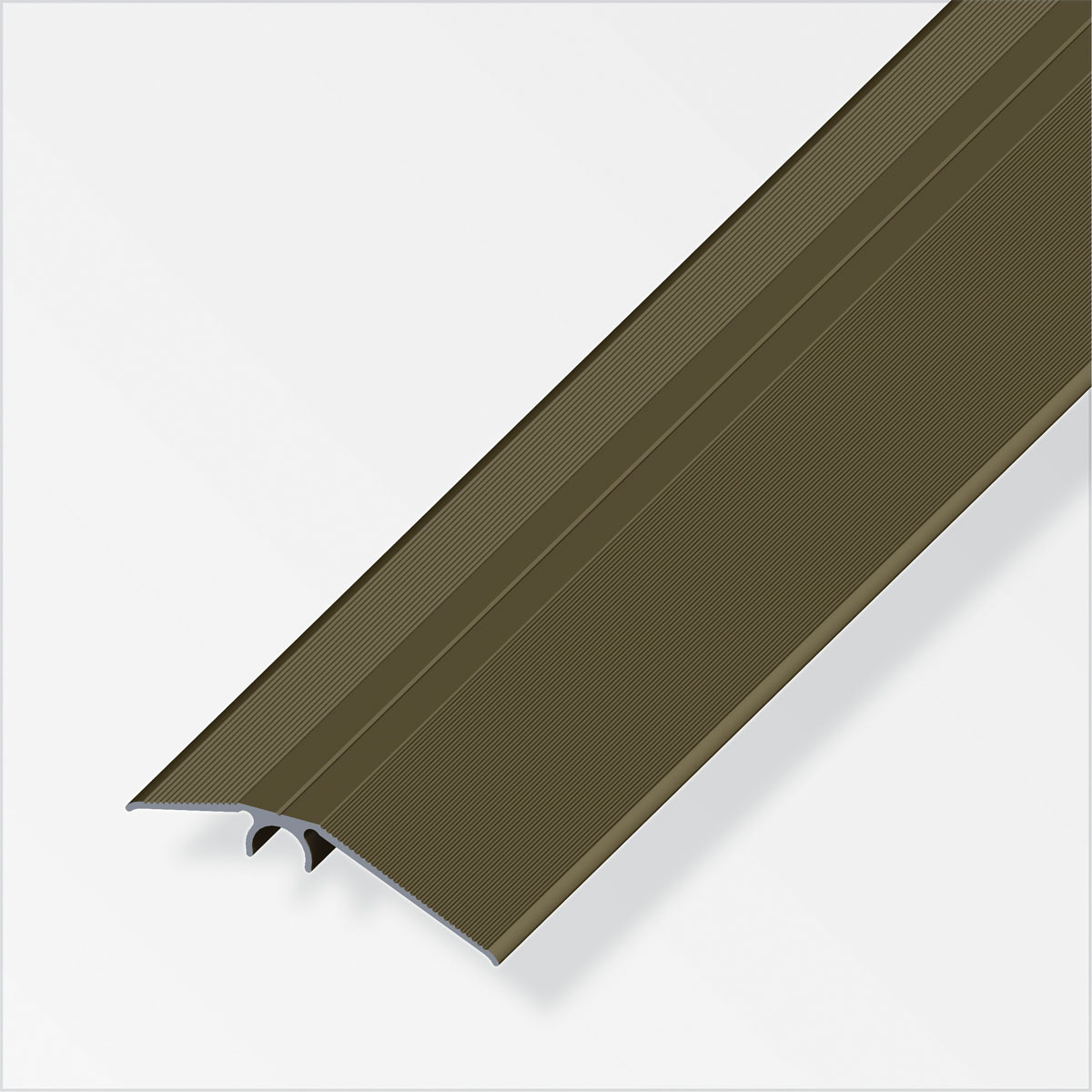 Alfer Niveauausgleichsprofil Clipstech 56 mm 1m bronze