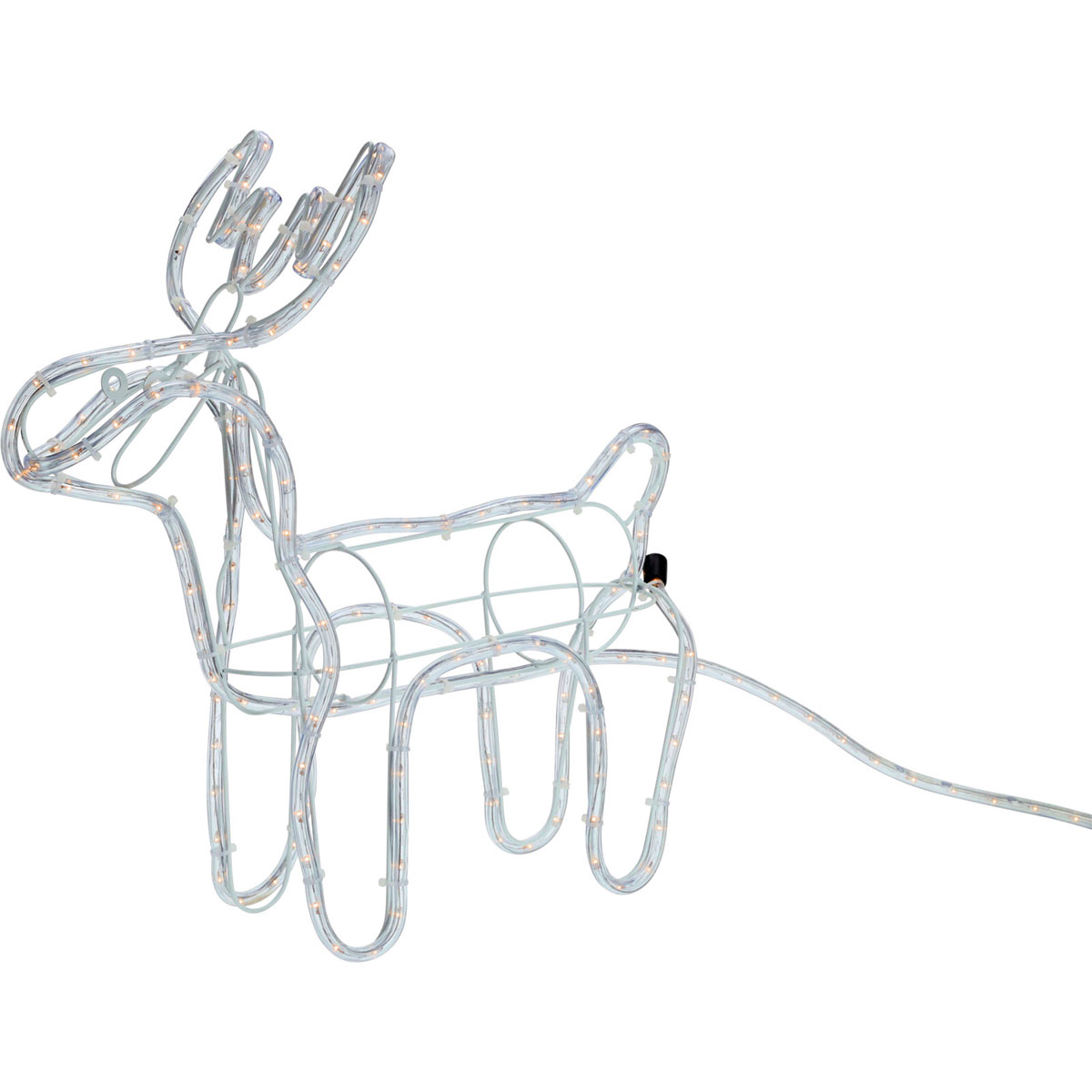 Schlauchbeleuchtung Rentier mit Schlitten Bild 1