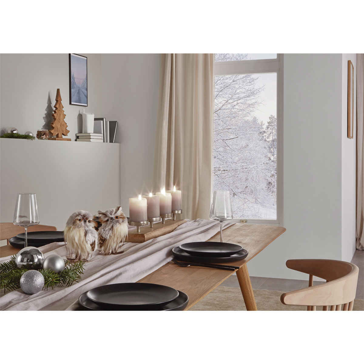 Kerzenhalter 47 x 8 x 15 cm vernickelt Bild 6