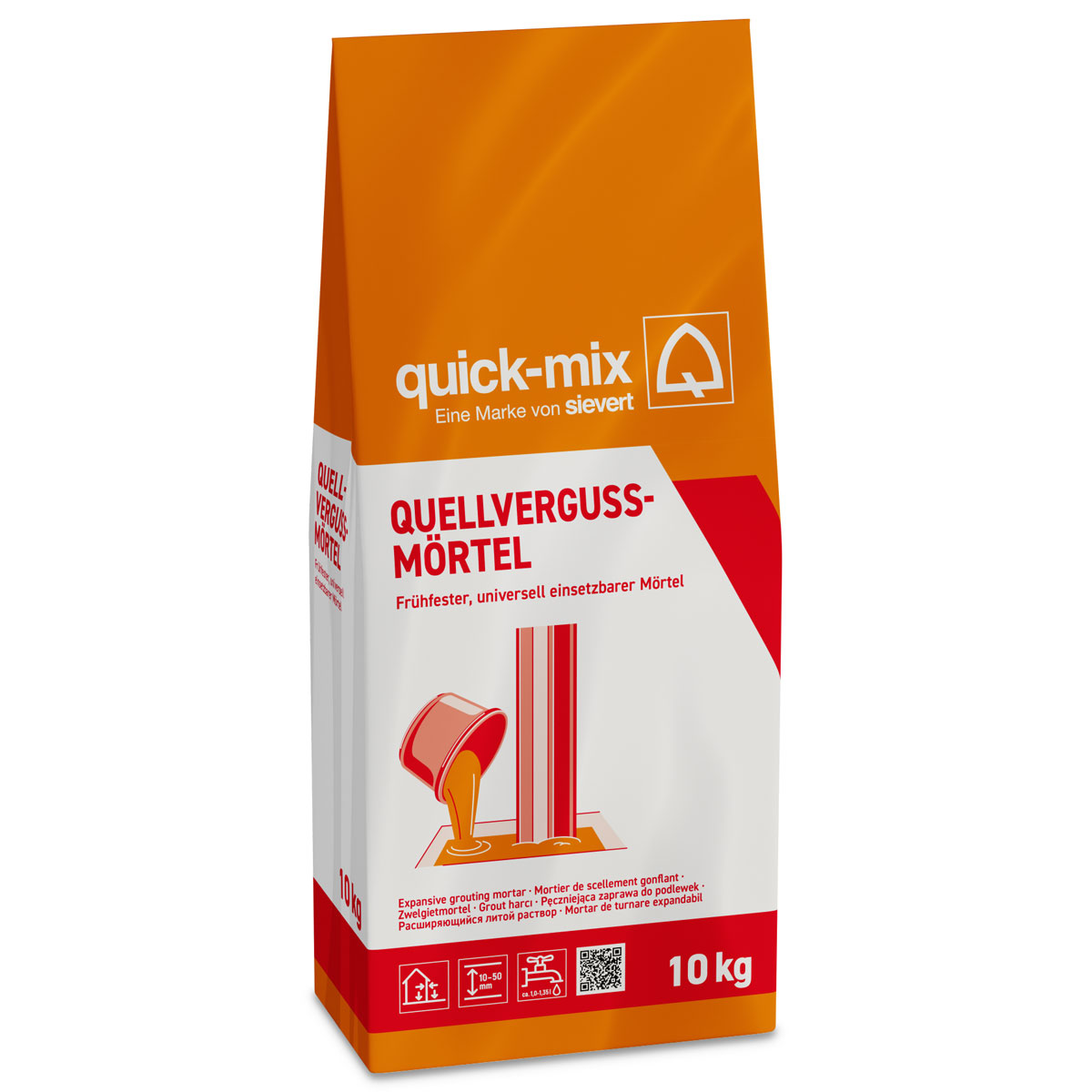quick-mix Quellvergussmörtel QVM 10 10 kg quick-mix Quellvergussmörtel QVM 10 10 kg