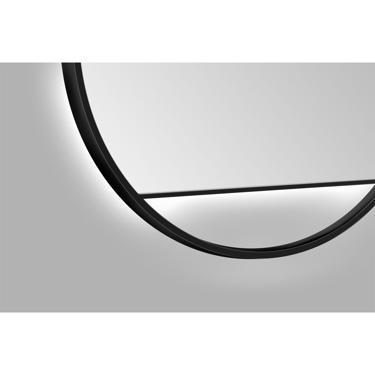 DSK  Design LED Lichtspiegel Silver Cosmos Black Dm 80 cm Bild 7