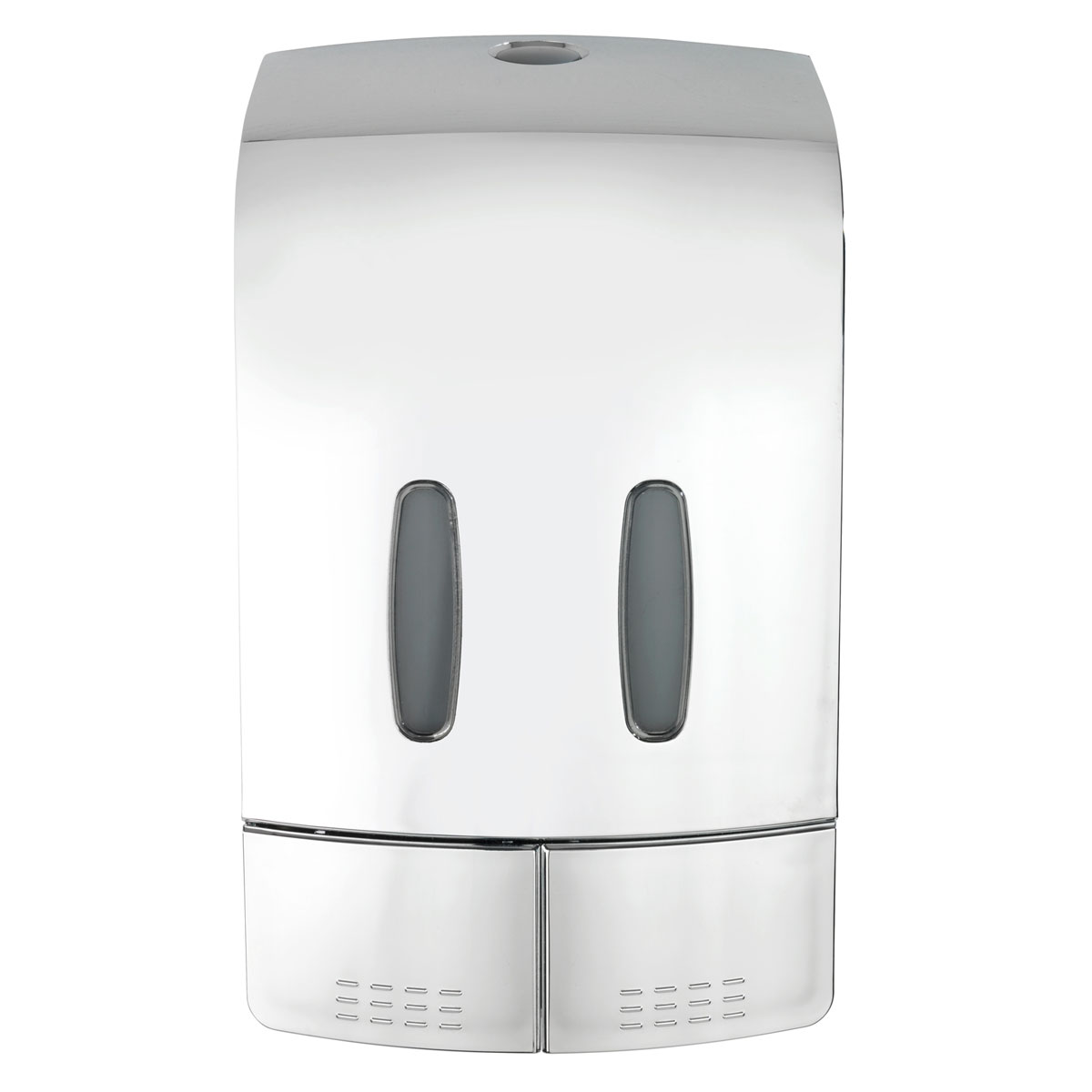 Wenko  2-Kammer Desinfektionsmittel- und Seifenspender Tartas Chrom Seifen-Dosierer und Desinfektionsspender Füllmenge je Kammer 480 ml Bild 9