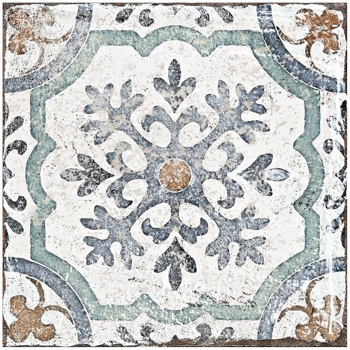 Feinsteinzeug Marrakesh Beige glasiert matt 20 x 20 x 1 cm