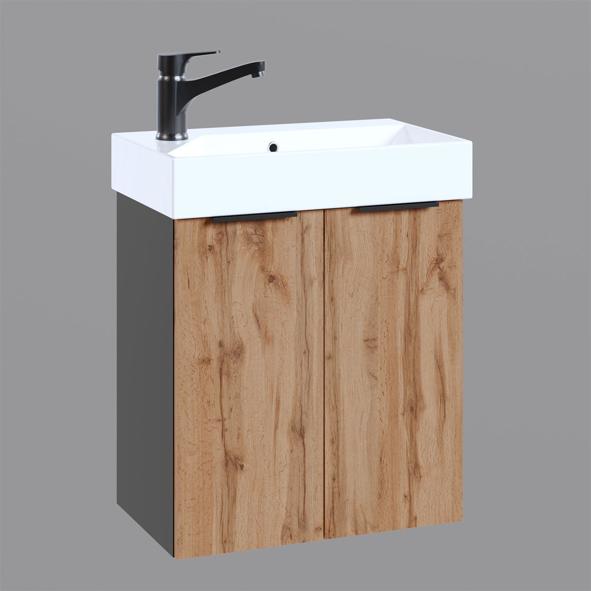 Badmöbel-Set „Mara“, Spiegelschrank + Waschtischunterschrank  Bild 2